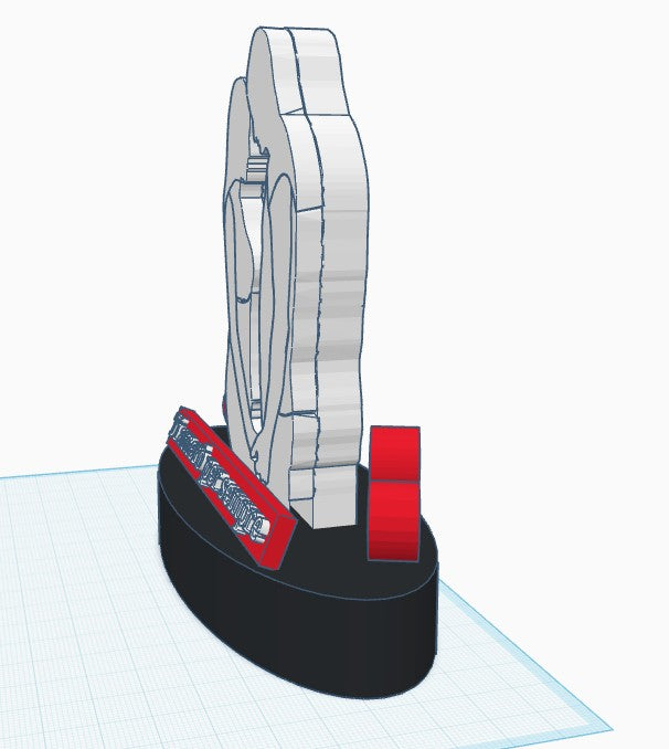 Scultura di Coppia Personalizzata 3D – Regalo Romantico con Dedica