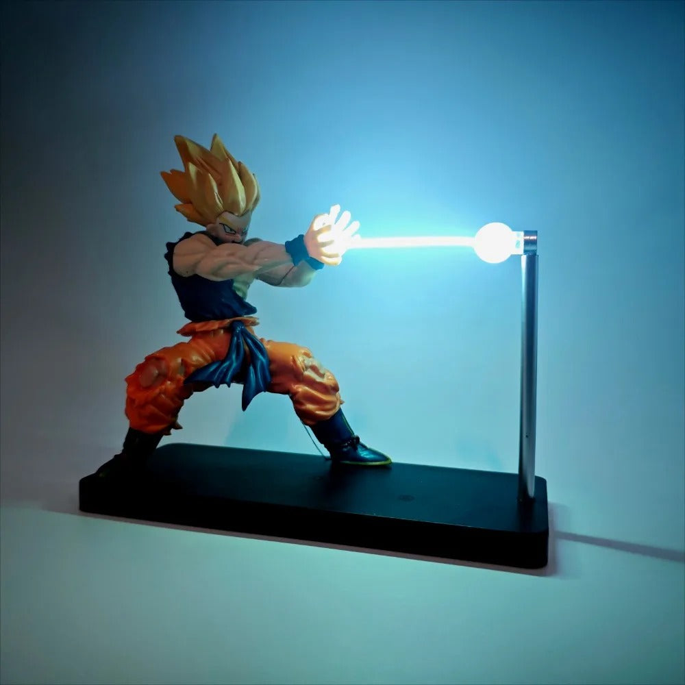 Lampada LED Anime Effetto Energia – Decorazione 3D da Scrivania per Gamer e Collezionisti