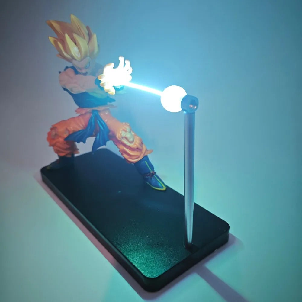 Lampada LED Anime Effetto Energia – Decorazione 3D da Scrivania per Gamer e Collezionisti