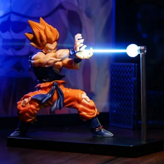 Lampada LED Anime Effetto Energia – Decorazione 3D da Scrivania per Gamer e Collezionisti