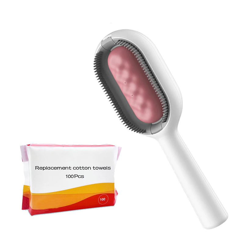 Spazzola per Gatti con Serbatoio d’Acqua – Rimuovi Pelo 4 in 1 per Cani e Gatti