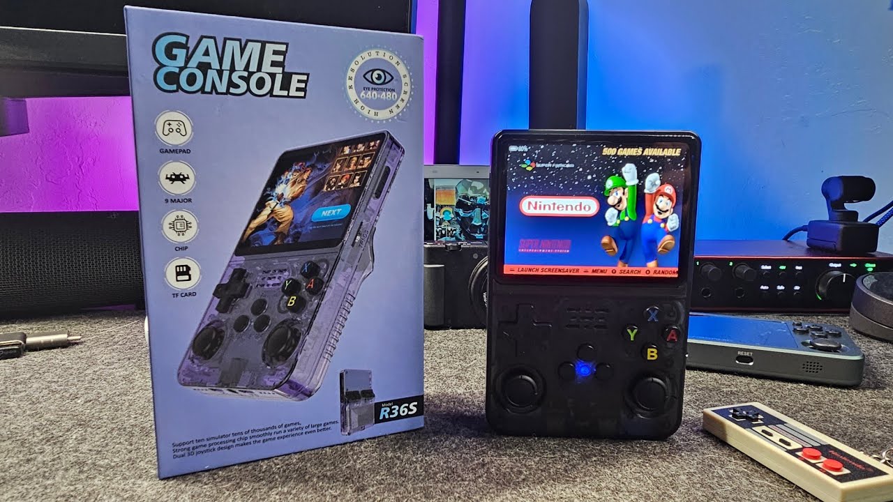 Console Portatile Retrò R36S – 20.000 Giochi, Emulazione Multi-Sistema, Linux